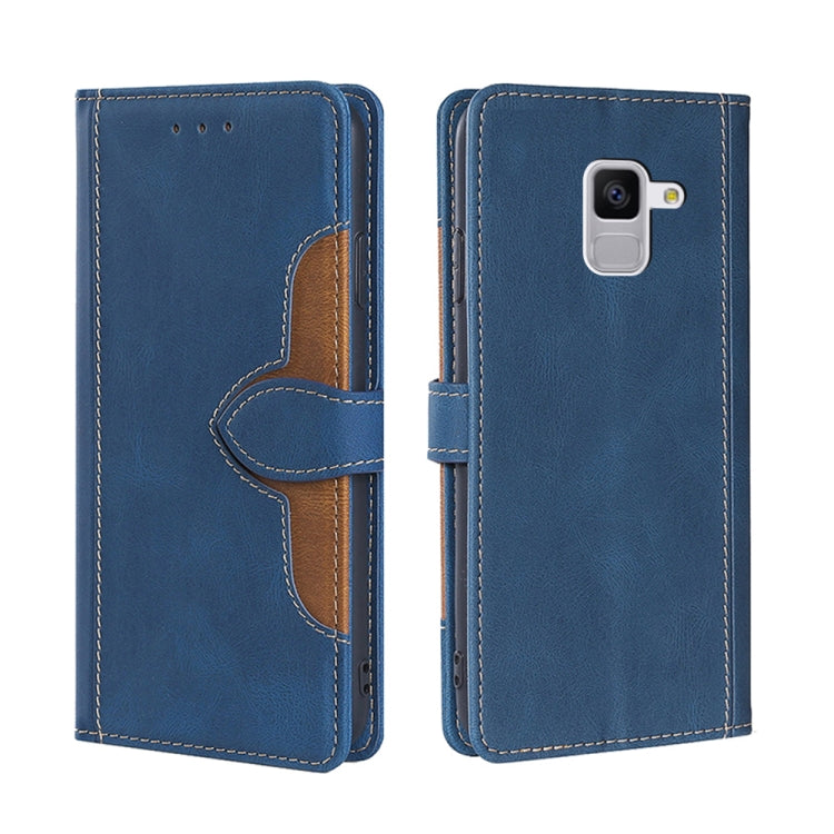 Skin Feel Cappello di paglia Custodia in pelle con fibbia magnetica, For Samsung Galaxy A33 5G, For Samsung Galaxy A53 5G, For Samsung Galaxy F52 5G, For Samsung Galaxy Feel 2 JP Version, For Samsung Galaxy M32 India Version, For Samsung Galaxy M52 5G