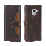 Skin Feel Cappello di paglia Custodia in pelle con fibbia magnetica, For Samsung Galaxy A33 5G, For Samsung Galaxy A53 5G, For Samsung Galaxy F52 5G, For Samsung Galaxy Feel 2 JP Version, For Samsung Galaxy M32 India Version, For Samsung Galaxy M52 5G