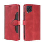 Skin Feel Cappello di paglia Custodia in pelle con fibbia magnetica, For Samsung Galaxy A33 5G, For Samsung Galaxy A53 5G, For Samsung Galaxy F52 5G, For Samsung Galaxy Feel 2 JP Version, For Samsung Galaxy M32 India Version, For Samsung Galaxy M52 5G