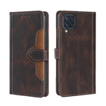 Skin Feel Cappello di paglia Custodia in pelle con fibbia magnetica, For Samsung Galaxy A33 5G, For Samsung Galaxy A53 5G, For Samsung Galaxy F52 5G, For Samsung Galaxy Feel 2 JP Version, For Samsung Galaxy M32 India Version, For Samsung Galaxy M52 5G