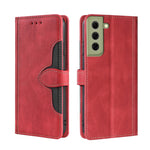 Skin Feel Cappello di paglia Custodia in pelle con fibbia magnetica, For Samsung Galaxy S21 FE, For Samsung Galaxy Xcover 5