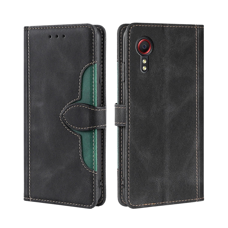 Skin Feel Cappello di paglia Custodia in pelle con fibbia magnetica, For Samsung Galaxy S21 FE, For Samsung Galaxy Xcover 5