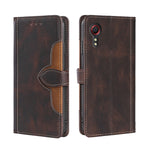 Skin Feel Cappello di paglia Custodia in pelle con fibbia magnetica, For Samsung Galaxy S21 FE, For Samsung Galaxy Xcover 5
