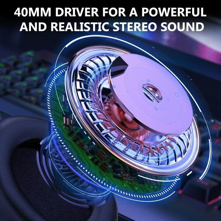 ONIKUMA X7 Pro USB + 3,5 mm RGB Lighting Cuffie da gioco cablate, X7 Pro