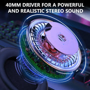 ONIKUMA X7 Pro USB + 3,5 mm RGB Lighting Cuffie da gioco cablate, X7 Pro