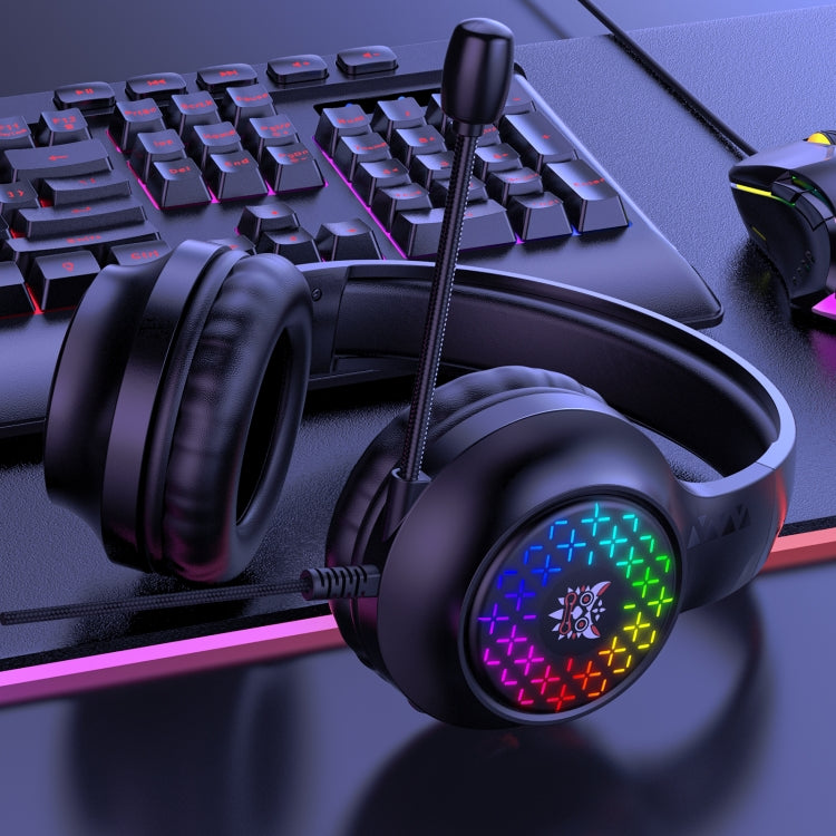 ONIKUMA X7 Pro USB + 3,5 mm RGB Lighting Cuffie da gioco cablate, X7 Pro