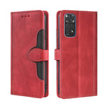 Skin Feel Cappello di paglia Custodia in pelle con fibbia magnetica, For Xiaomi Poco M3, For Xiaomi Redmi K40 Gaming, For Xiaomi Redmi Note 11 4G / Note 11S, For Xiaomi Redmi Note 11 5G, For Xiaomi Redmi 9C / Redmi 9C NFC, For Xiaomi Mi 11