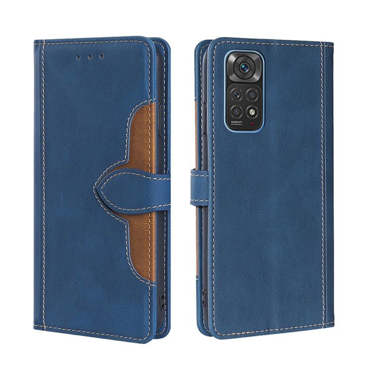 Skin Feel Cappello di paglia Custodia in pelle con fibbia magnetica, For Xiaomi Poco M3, For Xiaomi Redmi K40 Gaming, For Xiaomi Redmi Note 11 4G / Note 11S, For Xiaomi Redmi Note 11 5G, For Xiaomi Redmi 9C / Redmi 9C NFC, For Xiaomi Mi 11
