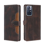 Skin Feel Cappello di paglia Custodia in pelle con fibbia magnetica, For Xiaomi Poco M3, For Xiaomi Redmi K40 Gaming, For Xiaomi Redmi Note 11 4G / Note 11S, For Xiaomi Redmi Note 11 5G, For Xiaomi Redmi 9C / Redmi 9C NFC, For Xiaomi Mi 11