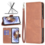 Cassa del telefono in pelle di pelle di agnello retrò, For Motorola Moto G31 / G41 Side Fingerprint, For OPPO A36 / Realme 9i, For OPPO Realme 9 Pro+, For Xiaomi Redmi Note 11 Global