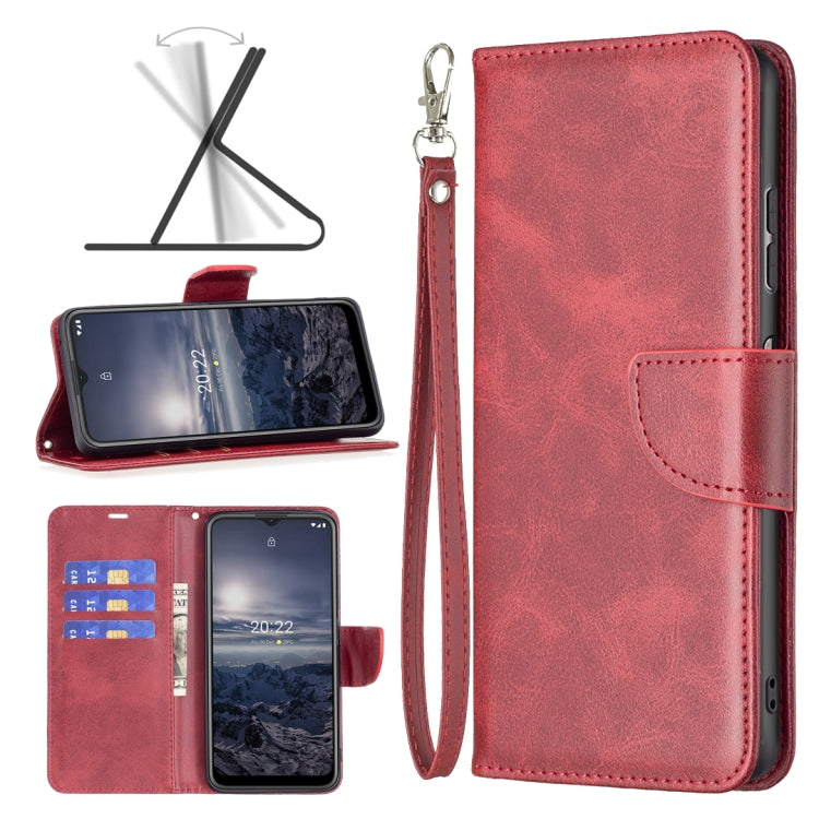 Cassa del telefono in pelle di pelle di agnello retrò, For Samsung Galaxy A23 5G, For ZTE Blade A51, For ZTE Blade A71, For Nokia G21 / G11