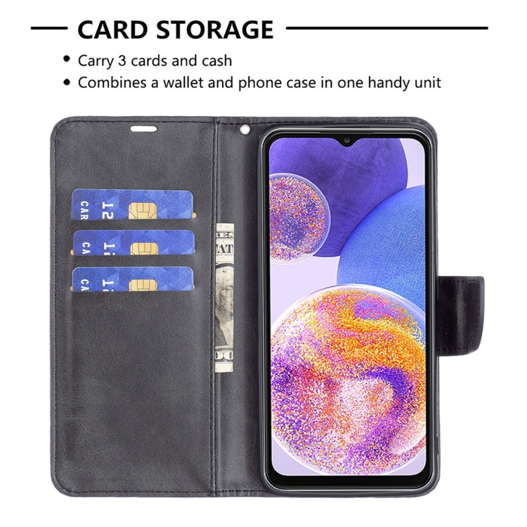 Cassa del telefono in pelle di pelle di agnello retrò, For Samsung Galaxy A23 5G, For ZTE Blade A51, For ZTE Blade A71, For Nokia G21 / G11