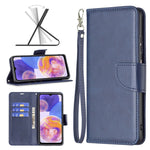 Cassa del telefono in pelle di pelle di agnello retrò, For Samsung Galaxy A23 5G, For ZTE Blade A51, For ZTE Blade A71, For Nokia G21 / G11