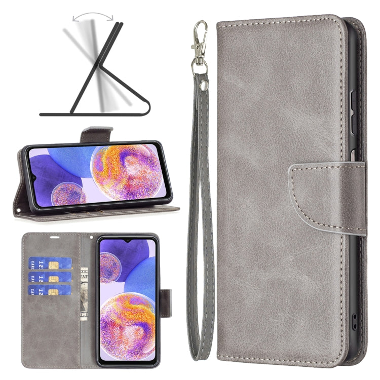 Cassa del telefono in pelle di pelle di agnello retrò, For Samsung Galaxy A23 5G, For ZTE Blade A51, For ZTE Blade A71, For Nokia G21 / G11