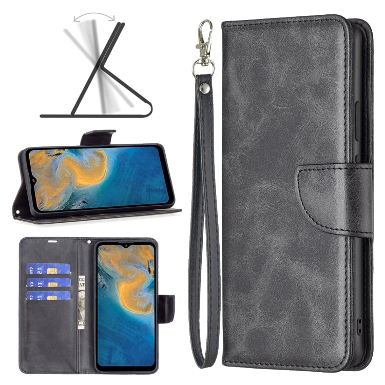 Cassa del telefono in pelle di pelle di agnello retrò, For Samsung Galaxy A23 5G, For ZTE Blade A51, For ZTE Blade A71, For Nokia G21 / G11