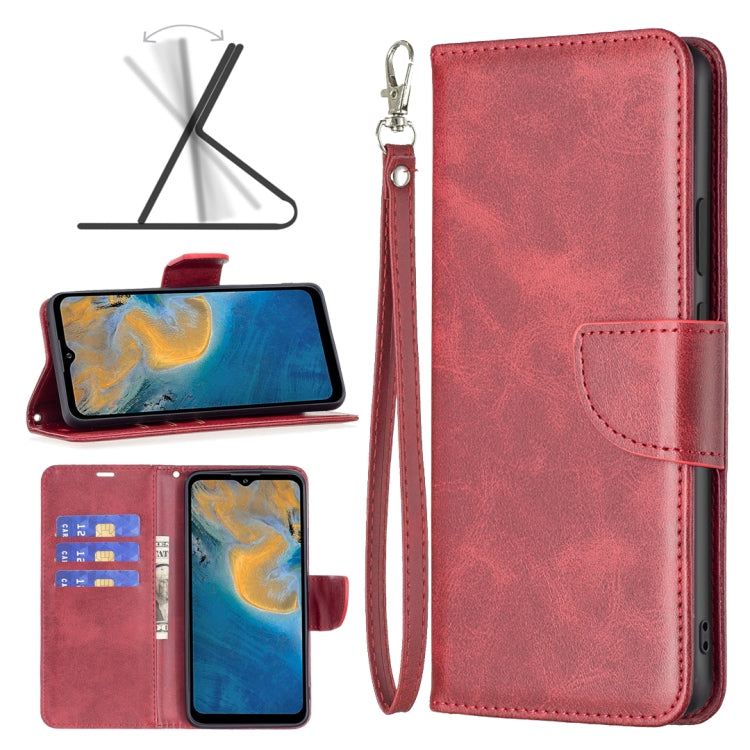 Cassa del telefono in pelle di pelle di agnello retrò, For Samsung Galaxy A23 5G, For ZTE Blade A51, For ZTE Blade A71, For Nokia G21 / G11