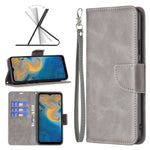 Cassa del telefono in pelle di pelle di agnello retrò, For Samsung Galaxy A23 5G, For ZTE Blade A51, For ZTE Blade A71, For Nokia G21 / G11