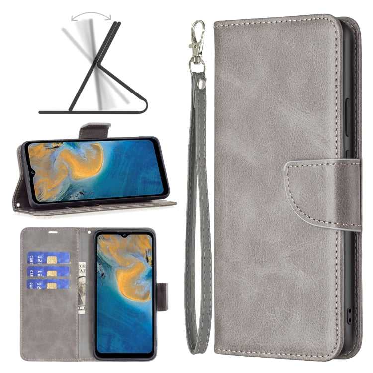 Cassa del telefono in pelle di pelle di agnello retrò, For Samsung Galaxy A23 5G, For ZTE Blade A51, For ZTE Blade A71, For Nokia G21 / G11