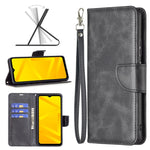 Cassa del telefono in pelle di pelle di agnello retrò, For Samsung Galaxy A23 5G, For ZTE Blade A51, For ZTE Blade A71, For Nokia G21 / G11