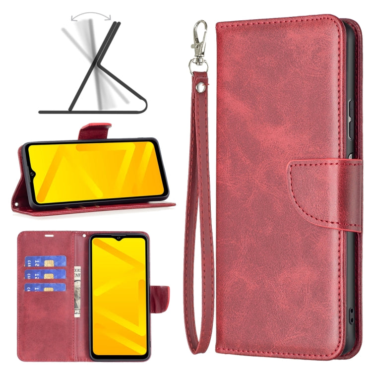 Cassa del telefono in pelle di pelle di agnello retrò, For Samsung Galaxy A23 5G, For ZTE Blade A51, For ZTE Blade A71, For Nokia G21 / G11
