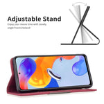 Custodia per telefono in pelle con giunzione magnetica, For Xiaomi Redmi Note 11 Pro International Version