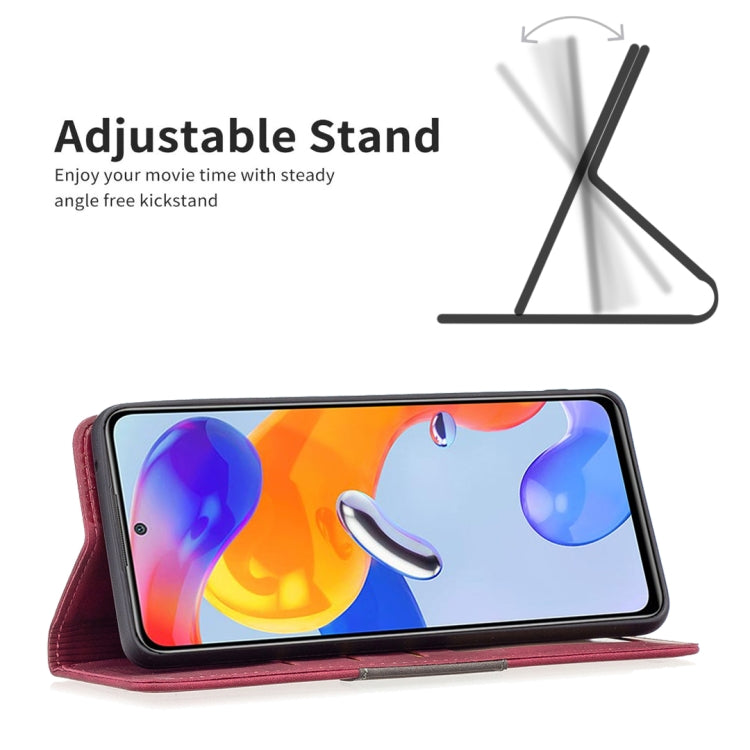 Custodia per telefono in pelle con giunzione magnetica, For Xiaomi Redmi Note 11 Pro International Version
