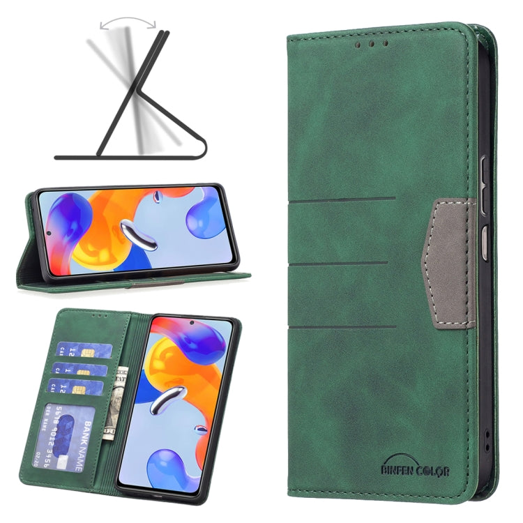 Custodia per telefono in pelle con giunzione magnetica, For Xiaomi Redmi Note 11 Pro International Version