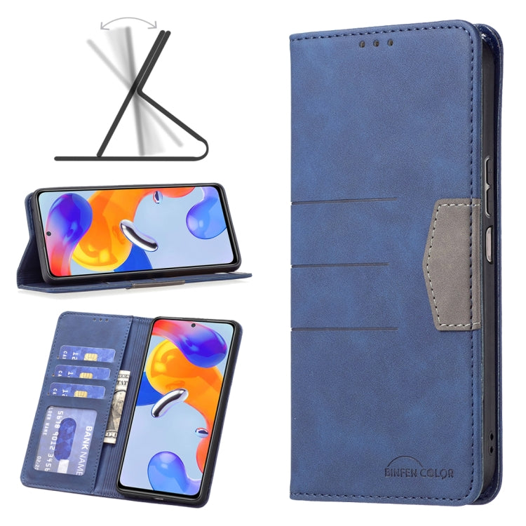 Custodia per telefono in pelle con giunzione magnetica, For Xiaomi Redmi Note 11 Pro International Version