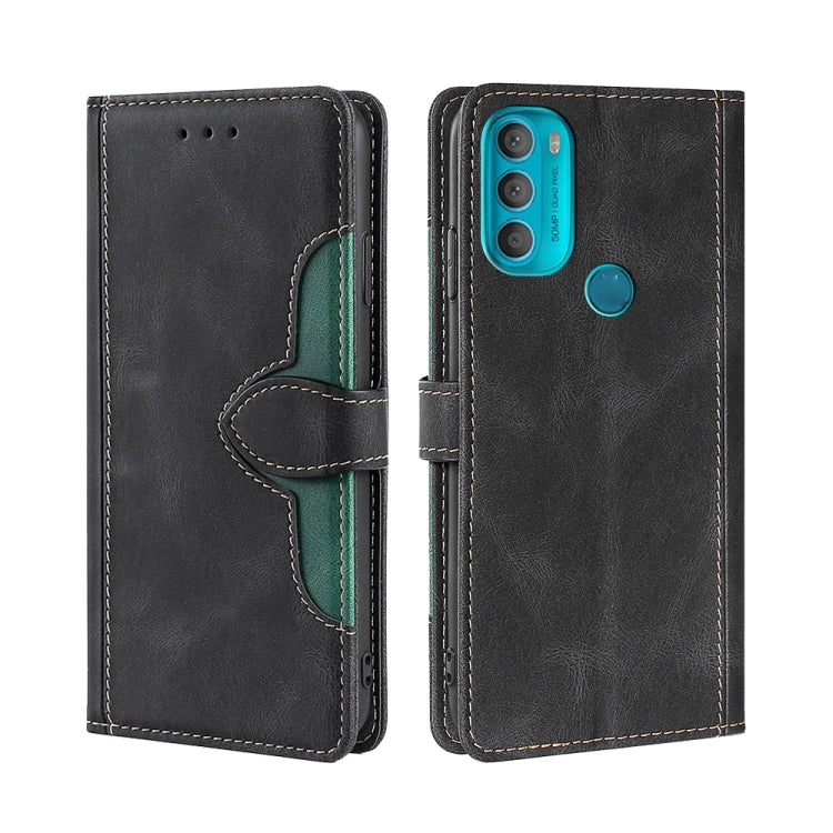 Skin Feel Cappello di paglia Custodia in pelle con fibbia magnetica, For Motorola Moto G51, For Motorola Moto G71 5G, For Motorola Edge X30