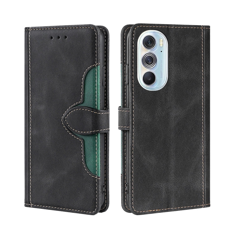 Skin Feel Cappello di paglia Custodia in pelle con fibbia magnetica, For Motorola Moto G51, For Motorola Moto G71 5G, For Motorola Edge X30