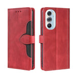 Skin Feel Cappello di paglia Custodia in pelle con fibbia magnetica, For Motorola Moto G51, For Motorola Moto G71 5G, For Motorola Edge X30