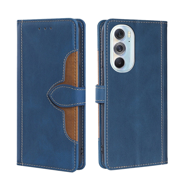 Skin Feel Cappello di paglia Custodia in pelle con fibbia magnetica, For Motorola Moto G51, For Motorola Moto G71 5G, For Motorola Edge X30