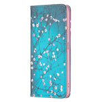 Custodia per telefono in pelle a vibrazione orizzontale magnetica invisibile con motivo a disegno colorato, For Xiaomi Redmi Note 11 International Version