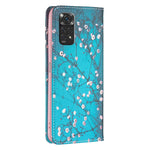 Custodia per telefono in pelle a vibrazione orizzontale magnetica invisibile con motivo a disegno colorato, For Xiaomi Redmi Note 11 International Version