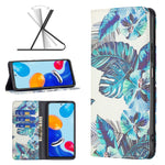 Custodia per telefono in pelle a vibrazione orizzontale magnetica invisibile con motivo a disegno colorato, For Xiaomi Redmi Note 11 International Version