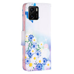Custodia per telefono in pelle con motivo a disegno colorato, For vivo Y15s