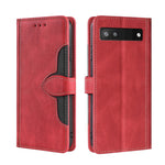 Skin Feel Cappello di paglia Custodia in pelle con fibbia magnetica, For TCL 20 5G / 20L, For TCL 20 Pro 5G, For TCL 20 SE, For TCL 20R 5G / Bremen / 20AX 5G, For LG Velvet, For Google Pixel 6a