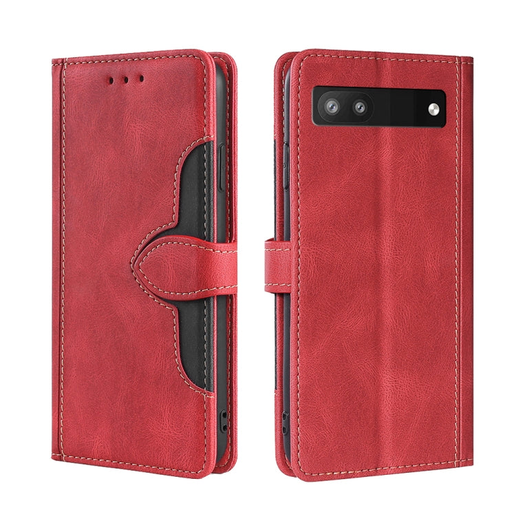 Skin Feel Cappello di paglia Custodia in pelle con fibbia magnetica, For TCL 20 5G / 20L, For TCL 20 Pro 5G, For TCL 20 SE, For TCL 20R 5G / Bremen / 20AX 5G, For LG Velvet, For Google Pixel 6a