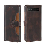 Skin Feel Cappello di paglia Custodia in pelle con fibbia magnetica, For TCL 20 5G / 20L, For TCL 20 Pro 5G, For TCL 20 SE, For TCL 20R 5G / Bremen / 20AX 5G, For LG Velvet, For Google Pixel 6a
