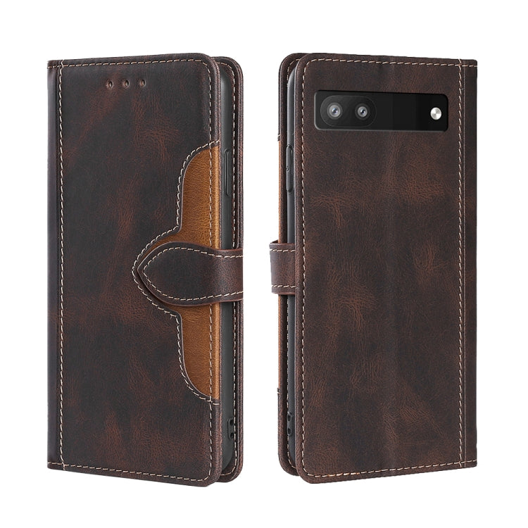 Skin Feel Cappello di paglia Custodia in pelle con fibbia magnetica, For TCL 20 5G / 20L, For TCL 20 Pro 5G, For TCL 20 SE, For TCL 20R 5G / Bremen / 20AX 5G, For LG Velvet, For Google Pixel 6a