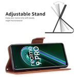 Cassa del telefono in pelle di pelle di agnello retrò, For OPPO Realme 9 Pro