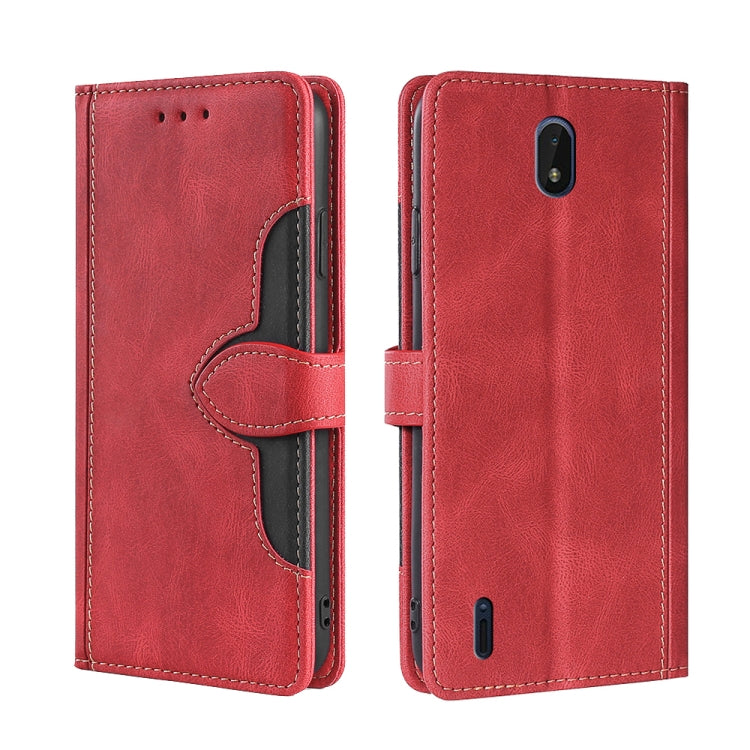 Skin Feel Cappello di paglia Custodia in pelle con fibbia magnetica, For Nokia G50, For Nokia 6.3 / G20, For Nokia C01 Plus / C1 2nd Editon, For Nokia 1.4, For Nokia C10 / C20, For Nokia G300