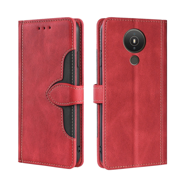 Skin Feel Cappello di paglia Custodia in pelle con fibbia magnetica, For Nokia G50, For Nokia 6.3 / G20, For Nokia C01 Plus / C1 2nd Editon, For Nokia 1.4, For Nokia C10 / C20, For Nokia G300