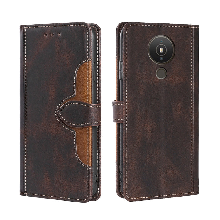 Skin Feel Cappello di paglia Custodia in pelle con fibbia magnetica, For Nokia G50, For Nokia 6.3 / G20, For Nokia C01 Plus / C1 2nd Editon, For Nokia 1.4, For Nokia C10 / C20, For Nokia G300
