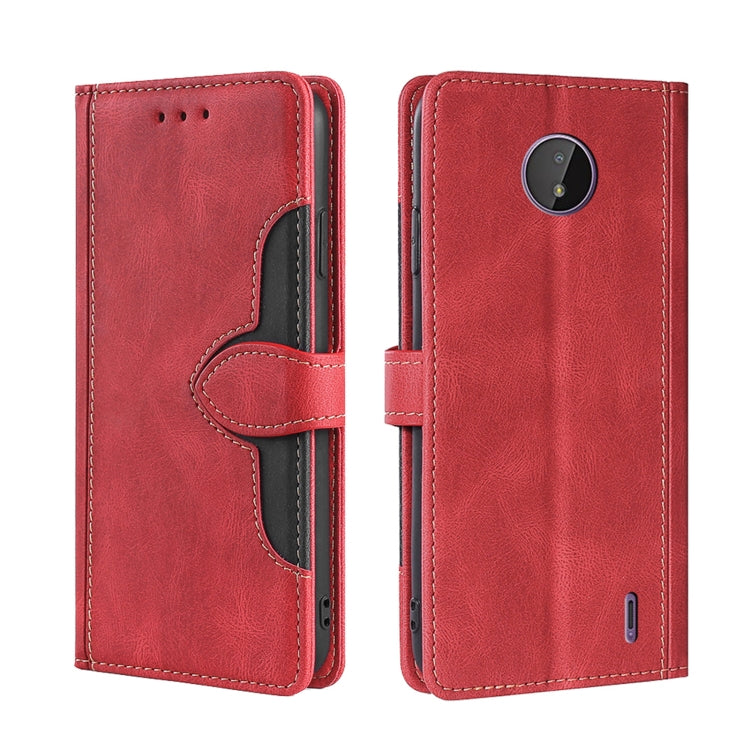 Skin Feel Cappello di paglia Custodia in pelle con fibbia magnetica, For Nokia G50, For Nokia 6.3 / G20, For Nokia C01 Plus / C1 2nd Editon, For Nokia 1.4, For Nokia C10 / C20, For Nokia G300