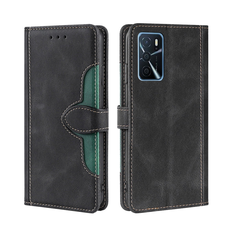 Skin Feel Cappello di paglia Custodia in pelle con fibbia magnetica, For OPPO Reno3 5G JP Version, For OPPO A16, For OPPO A53 / A32 / A33 / A53s 2020, For OPPO A55 5G, For OPPO A55s 5G, For OPPO A94 5G / F19 Pro+ / Reno 5Z