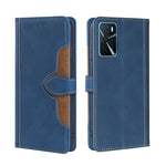 Skin Feel Cappello di paglia Custodia in pelle con fibbia magnetica, For OPPO Reno3 5G JP Version, For OPPO A16, For OPPO A53 / A32 / A33 / A53s 2020, For OPPO A55 5G, For OPPO A55s 5G, For OPPO A94 5G / F19 Pro+ / Reno 5Z