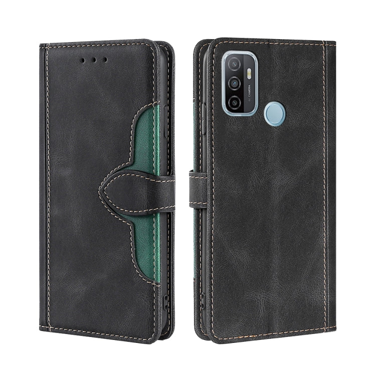 Skin Feel Cappello di paglia Custodia in pelle con fibbia magnetica, For OPPO Reno3 5G JP Version, For OPPO A16, For OPPO A53 / A32 / A33 / A53s 2020, For OPPO A55 5G, For OPPO A55s 5G, For OPPO A94 5G / F19 Pro+ / Reno 5Z