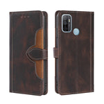 Skin Feel Cappello di paglia Custodia in pelle con fibbia magnetica, For OPPO Reno3 5G JP Version, For OPPO A16, For OPPO A53 / A32 / A33 / A53s 2020, For OPPO A55 5G, For OPPO A55s 5G, For OPPO A94 5G / F19 Pro+ / Reno 5Z