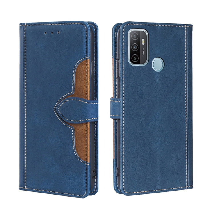 Skin Feel Cappello di paglia Custodia in pelle con fibbia magnetica, For OPPO Reno3 5G JP Version, For OPPO A16, For OPPO A53 / A32 / A33 / A53s 2020, For OPPO A55 5G, For OPPO A55s 5G, For OPPO A94 5G / F19 Pro+ / Reno 5Z